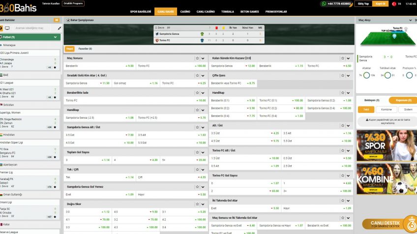 360Bahis canlı bahis oranları giriş bölümü