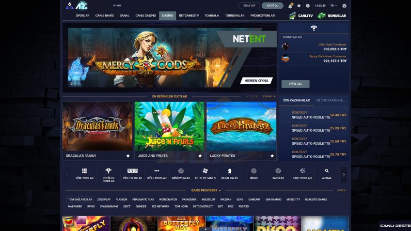 Arzbet casino slot oyunları
