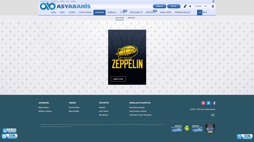 Asyabahis oyunlar bölümü