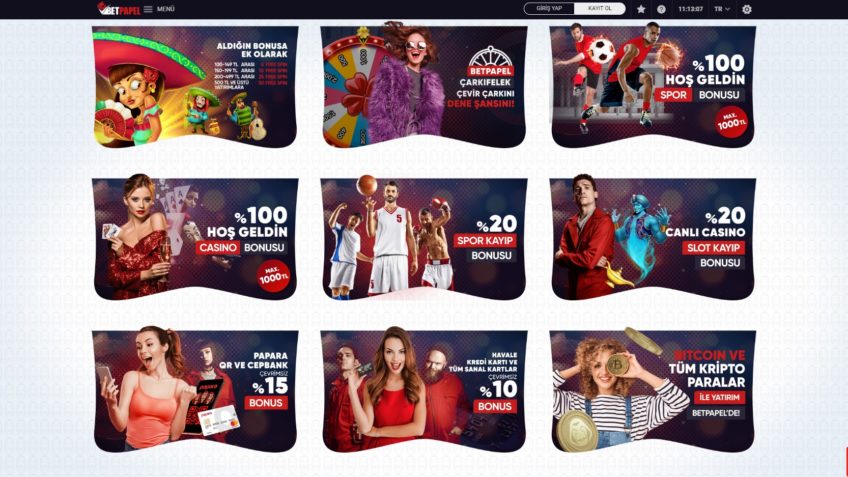 betpapel bonuslar