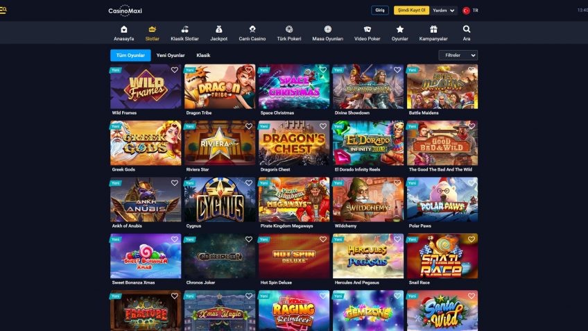Casinomaxi video slot oyunları