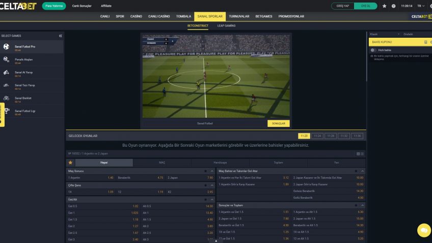 Celtabet sanal spor bahisleri