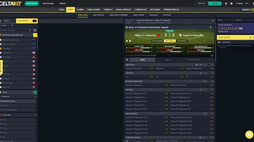 Celtabet spor bahisleri