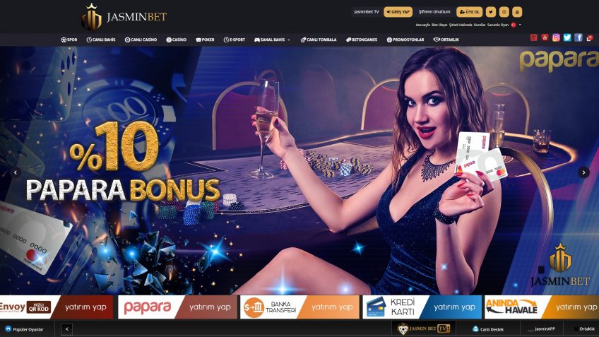 Jasminbet giriş sayfası bölümü
