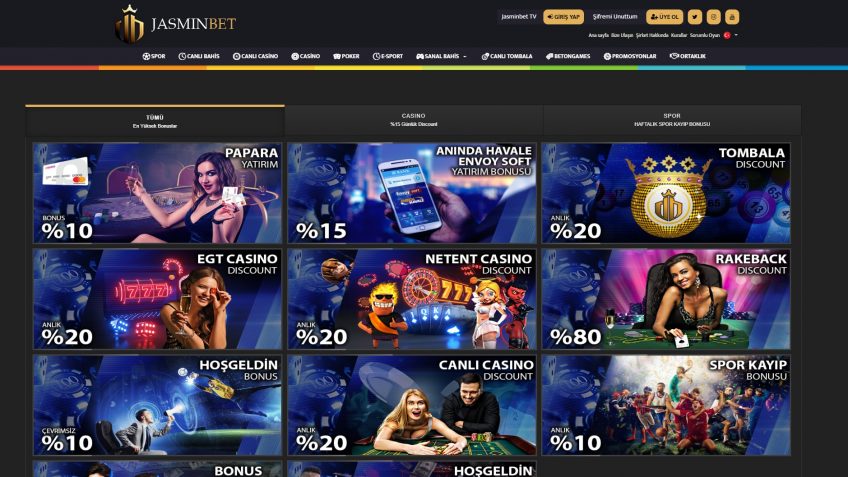 Jasminbet giriş bonusu teklifleri