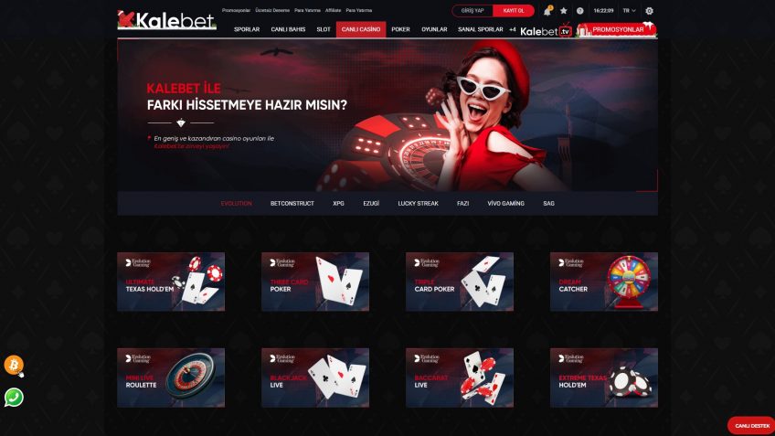 kalebet canlı casino giriş bölümü