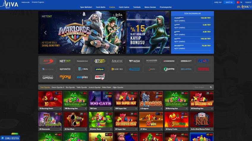 Lavivabet casino lobi girişi