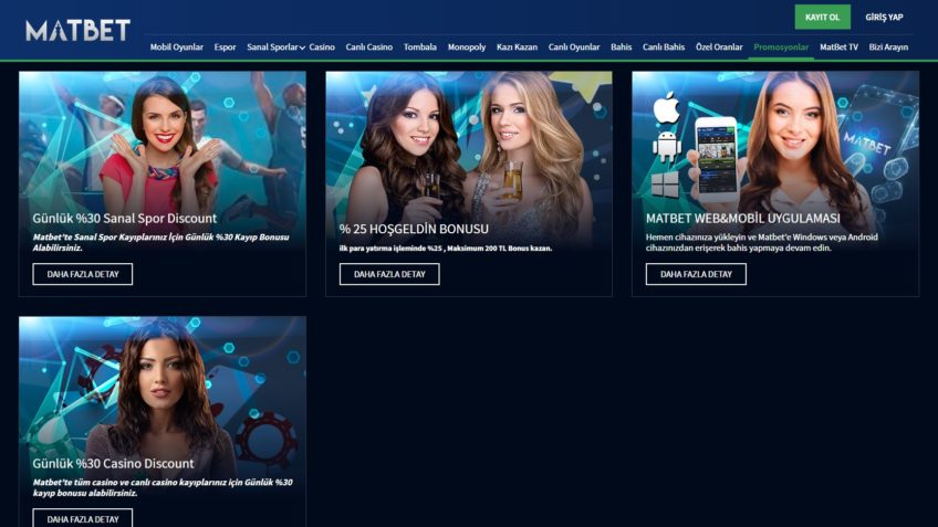 matbet bonuslar