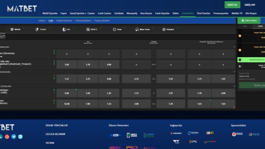 matbet canlı bahis
