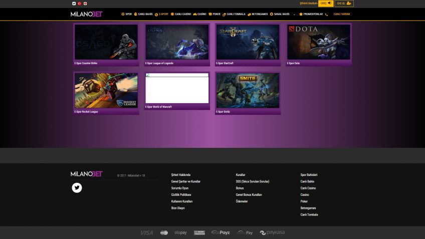 Milanobet espor bahisleri