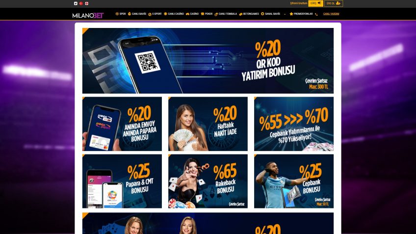 Milanobet giriş bonusları teklifleri