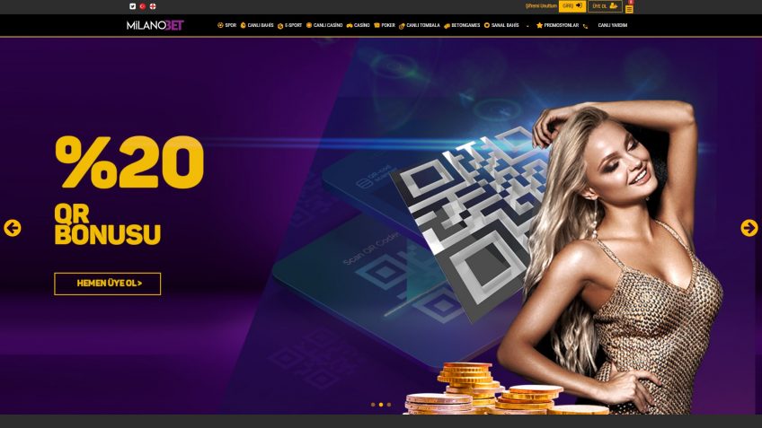 Milanobet giriş sayfası görünümü