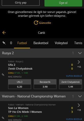 Mobilbahis canlı bahis sayfası