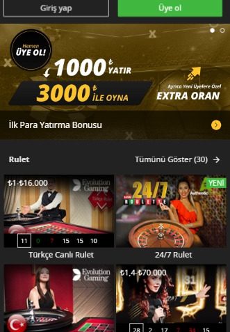Mobilbahis canlı casino giriş bölümü
