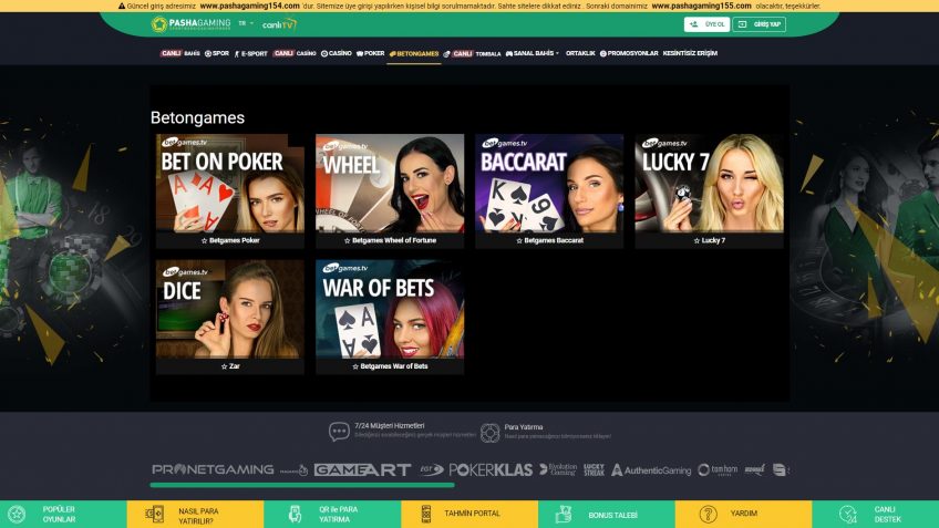 Pashagaming betongames bahisleri