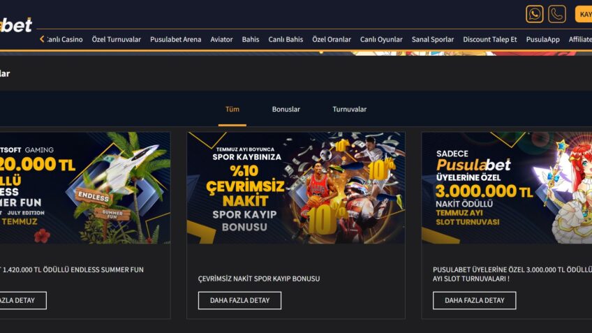 pusulabet casino promotions