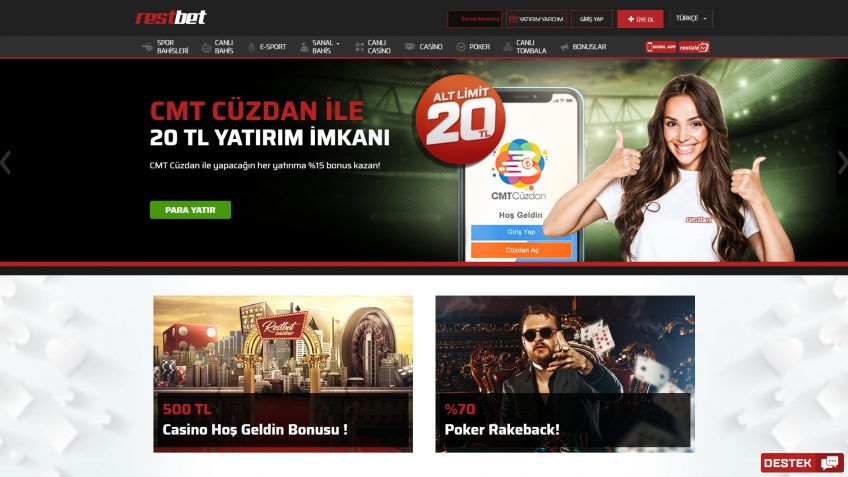 Restbet bahis sitesi 2019 giriş sayfası