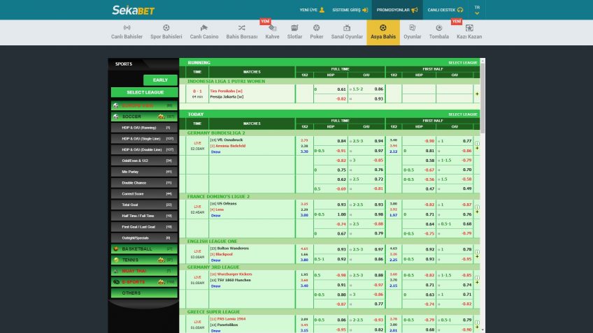 Sekabet asya bahisleri giriş ekranı