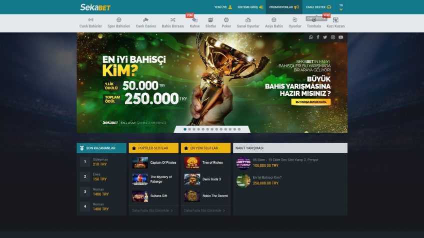 Sekabet bahis sitesi girişleri