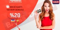Totobo kredi kartı yatırım yöntemi ve bonusu