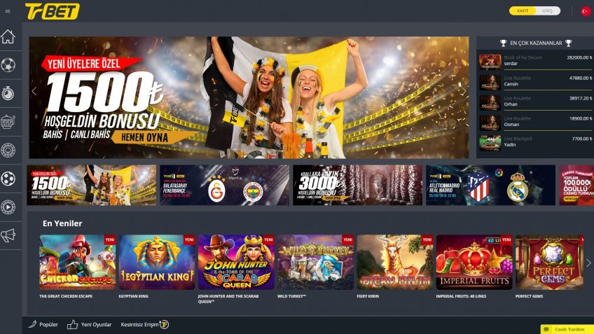 Trbet bahis sitesi ilk giriş sayfası