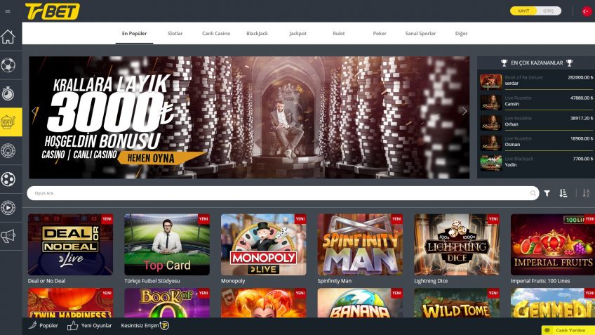 Trbet casino giriş sayfası
