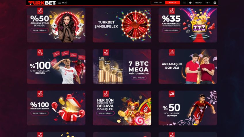 Türkbet bonuslar